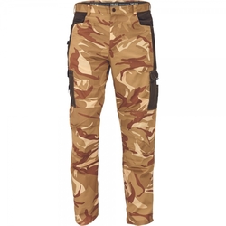 Kalhoty CRAMBE camouflage, pánské, BÉŽOVÉ