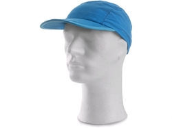 Čepice AMOS, s kšiltem, letní, středně modrá