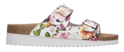 Pantofle CORK JUNO ROSE, vzor