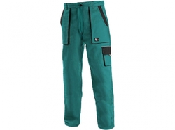 Dámské kalhoty CXS LUXY ELENA, zeleno-černé