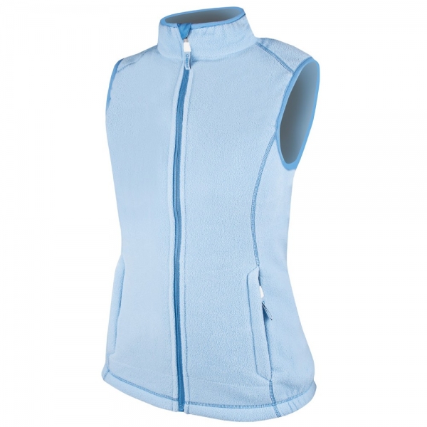 Vesta fleece JANETTE, dámská modrá